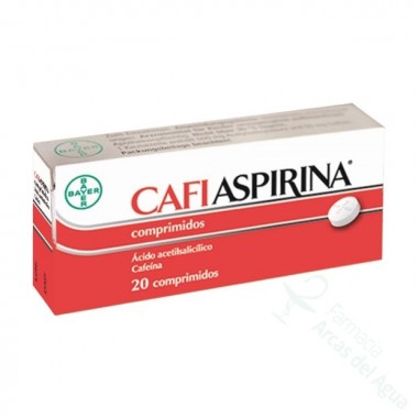 CAFIASPIRINA 500 MG/50 MG COMPRIMIDOS , 20 COMPRIMIDOS