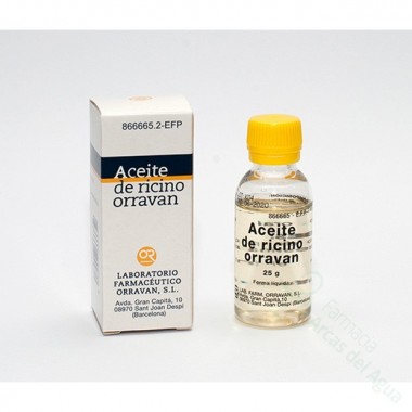 ACEITE DE RICINO REIG JOFRE 1G/ML LIQUIDO ORAL, 1 FRASCO DE 25 ML
