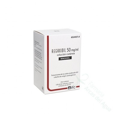 REGAXIDIL 20 MG/ML SOLUCION CUTANEA , 1 FRASCO DE 60 ML