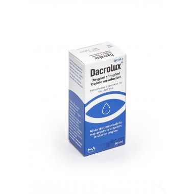 DACROLUX 3MG/ML +1MG/ML COLIRIO EN SOLUCIÓN , 1 FRASCO DE 10 ML