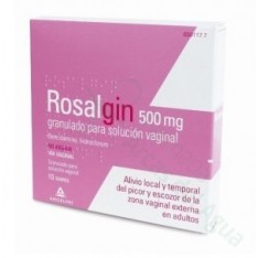 ROSALGIN 500 MG GRANULADO PARA SOLUCION VAGINAL, 10 SOBRES