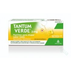 JUANOLGAR 3 MG PASTILLAS PARA CHUPAR SABOR LIMON, 20 PASTILLAS (PE/PAPEL/AL)