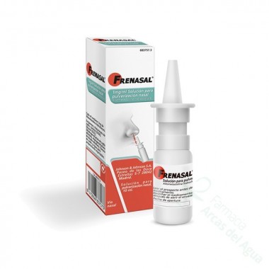 FRENASAL 1MG/ML SOLUCION PARA PULVERIZACION NASAL , 1 ENVASE PULVERIZADOR DE 10 ML